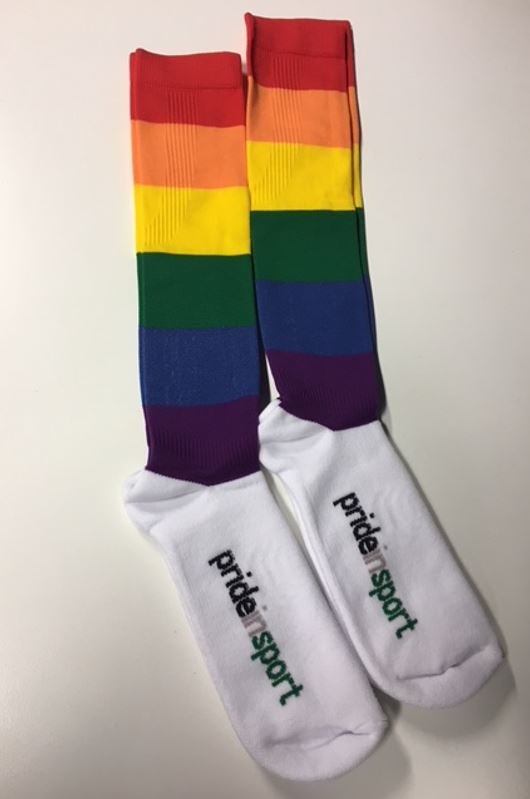 Pride in Sport Rainbow Socks